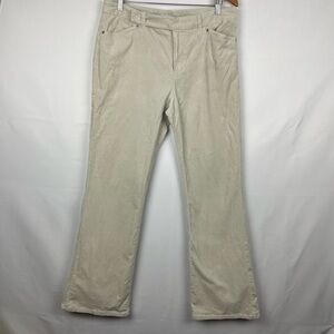 Jones New York Sport Cream Corduroy Pants 12
